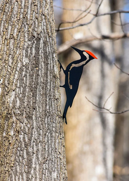 Pileated Woodpecker Metal Bird Steel Garden Yard Art