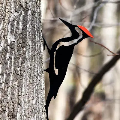 Pileated Woodpecker Metal Bird Steel Garden Yard Art