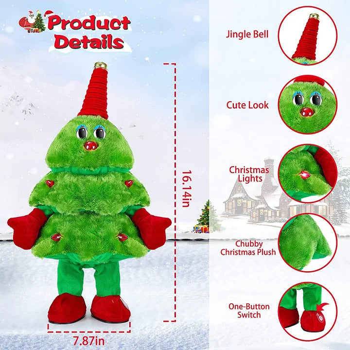 Sing and Dance Rock Christmas Tree Toy