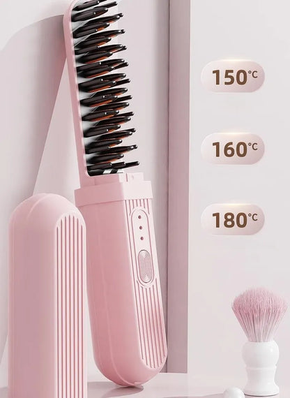 Women's Cordless Hair Straightener Brush