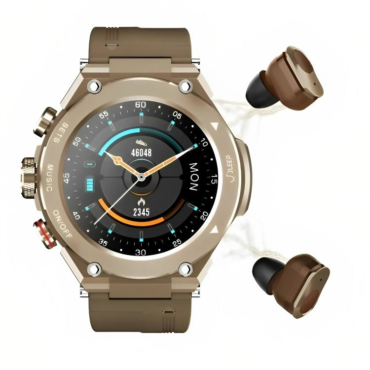 Sports Smartwatch with Wireless Earphones